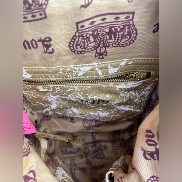 Rare y2k Juicy couture velour Backpack - Picture 9 of 11